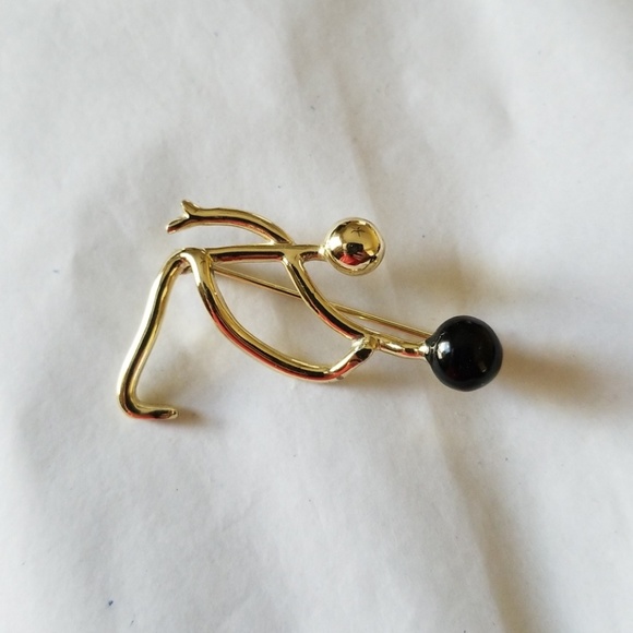 Unique bowlers pin. Vintage - Picture 1 of 2